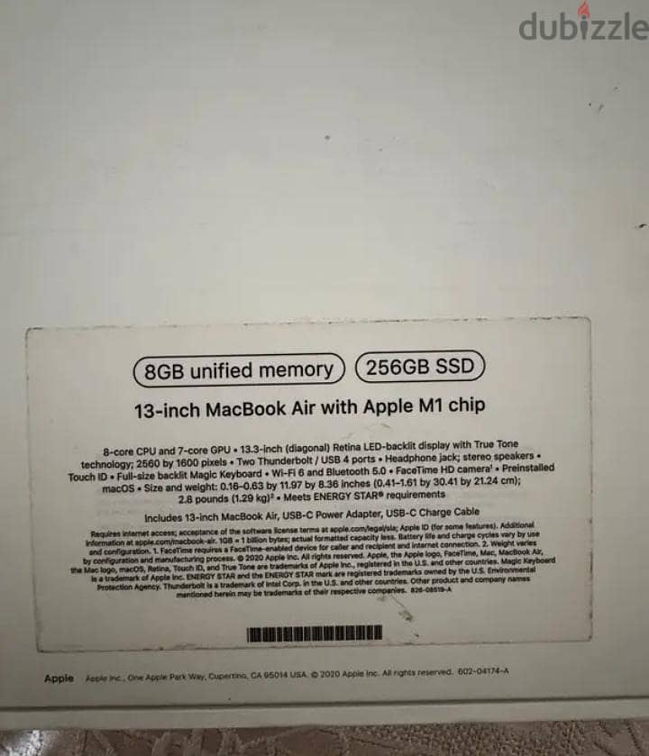 Macbook air m 1 2
