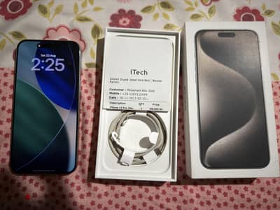 iPhone 15 Pro Max - Titanium