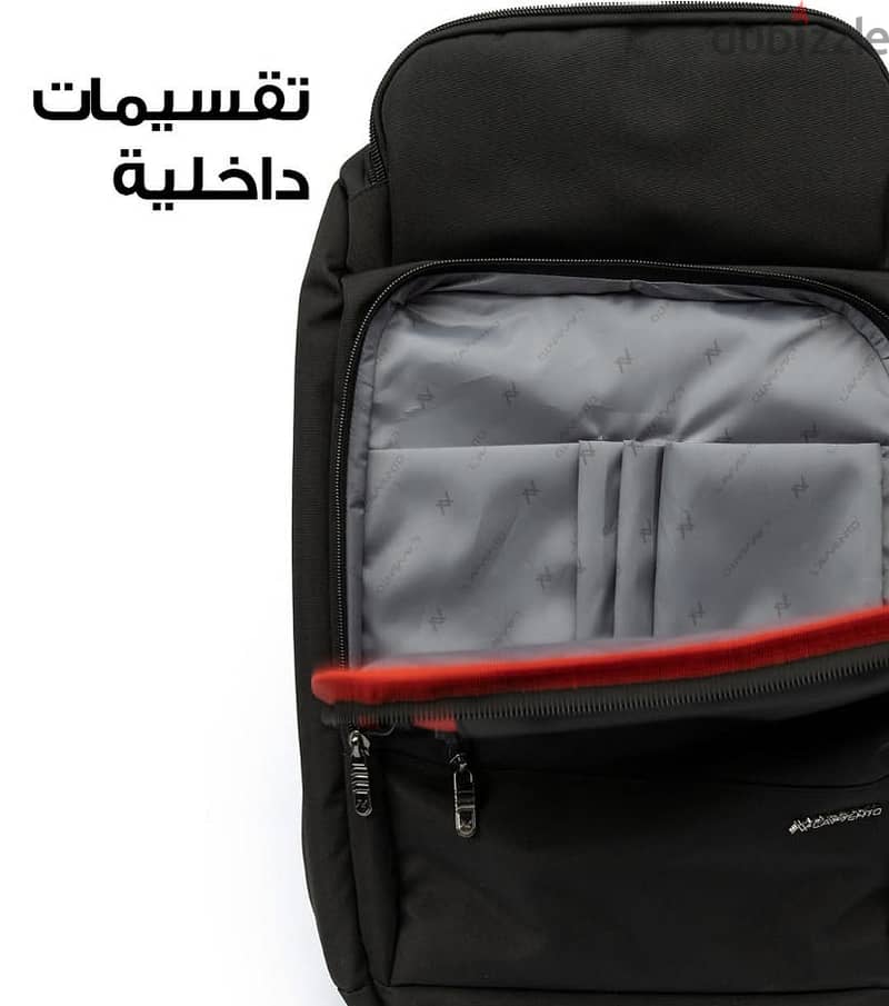Original LAVVENTO BG916 Laptop backpack (black) excellent version 3