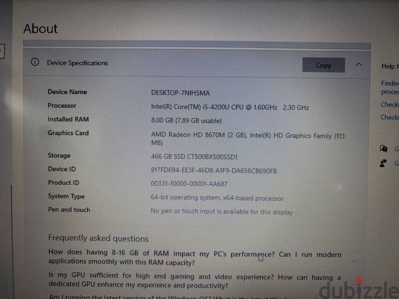 Dell Inspiron Laptop 3