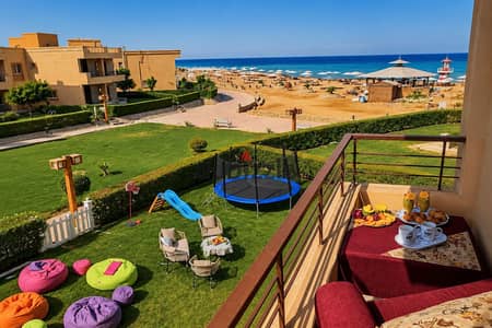 Luxurious villa 4 rooms first row on the beach in Lagolia Resort, Ain Sokhna