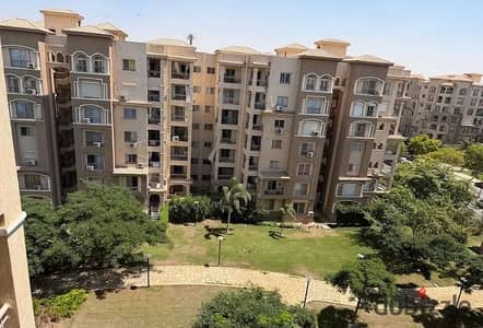 Empty rent apartment with a wide garden view special finishes Rent includes kitchen ACs and curtains Layout: 2beds and 1 baths in Madinaty