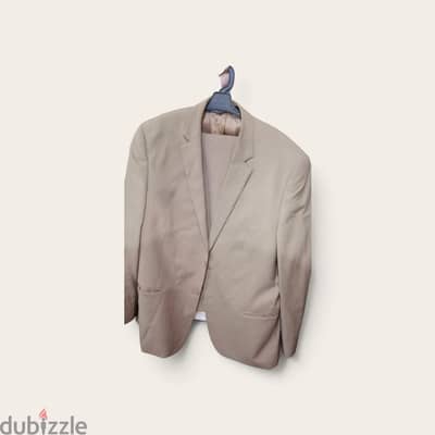 بدلة رجالي بيج أنيقة (ماركة Guy Laroche)