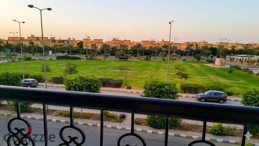 Furnished apartment for rent with garden view typical floor some special finishes fully ACs Wi-Fi available Layout 3beds 2baths in Al Rehab 10 Phase
