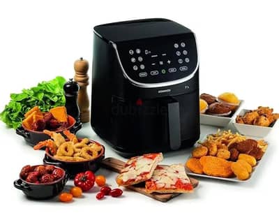 قلايه هوائيه كينوود، بقوة 1800 وات، سعة 7 لتر، HFP80.000BK - اسود