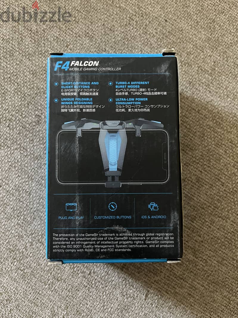 Gamesir falcon f4 mobile trigger 2