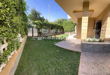 Furnished townhouse for rent with private finishes fully ACs Layout: 4 bedrooms and 3 bathrooms. Area: 225 sqm + 190 sqm in Al-Rehab, Phase 1