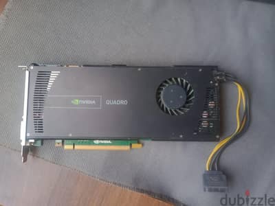 كرت كوادرو ٤٠٠٠ NVIDIA quadro 4000 قابل للتفاوض