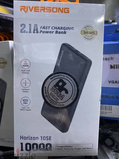 Riversobg power bank 10,000 mah