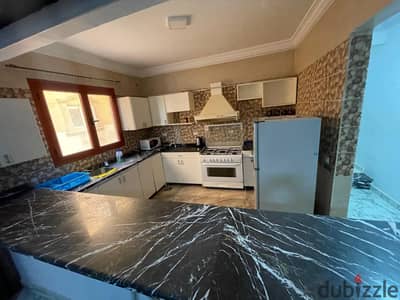 Furnished apartment for rent in the second district west in the city of Al-Shorouk next to the French University and Saudi Market