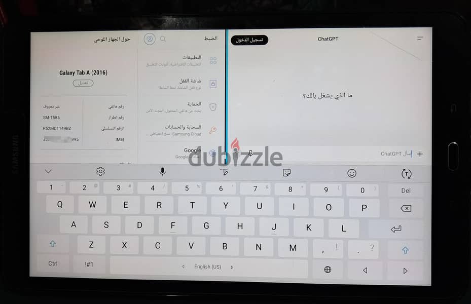 Samsung Tab A6 3
