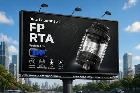 Tank blitz enterprises FP RTAجديد  شيشه Dl تانك