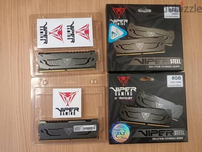 رامات Patriot Viper Steel 16GB 2x8 3000MHz زيرو بالعلبة والضمان