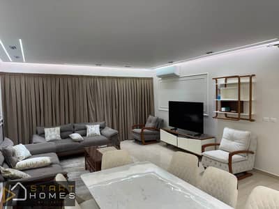 Furnished apartment for rent, 116 sqm, in Madinaty (B12), just steps away from the mosque.
