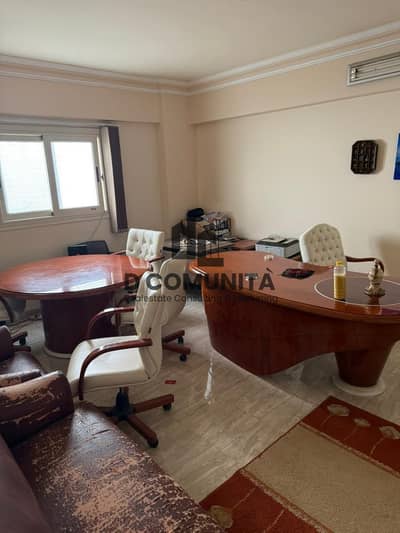Furnished administrative headquarters for rent 140m in the second district | Ready to work immediately (Code: 8880)