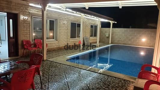 Villa for rent second line beach 5 rooms air conditioned private pool