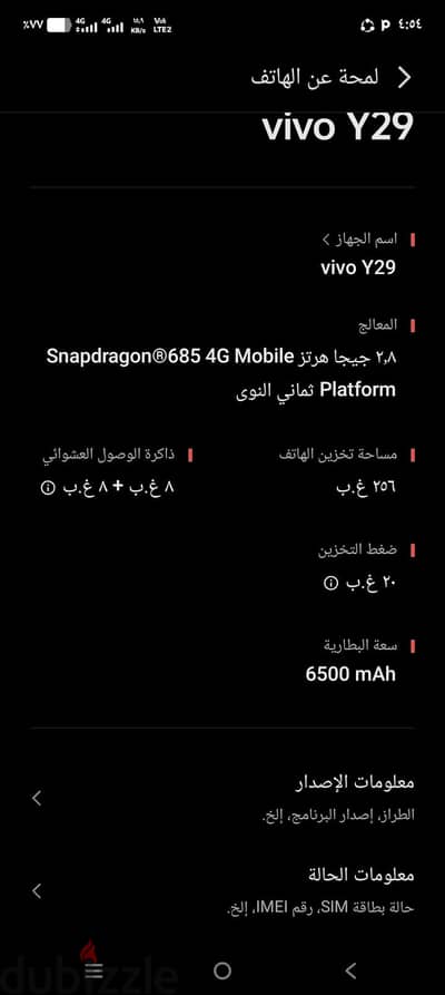فيفو واى 29
