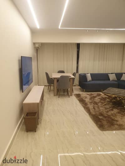Furnished, air-conditioned hotel-style apartment next to City Stars, available for daily and monthly rent for families. Excellent location in Nasr Cit