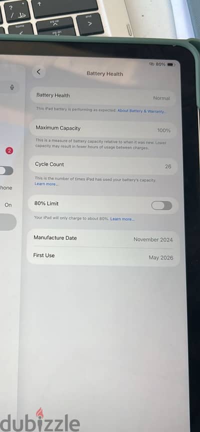 IPad Air M2 11 inch BATTERY HEALTH 100% + Apple Pencil Pro IPad Air M2 11 inch BATTERY HEALTH 100% + Apple Pencil Pro