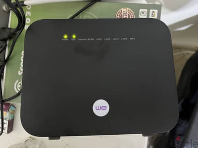 راوتر WE استخدام 5 شهور فقط