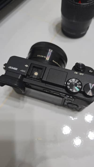 Sony A6400 with 16-50 lens + 30mm sigma lens + extra items!