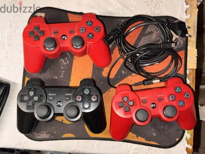 Ps3 slim بلايستيشن مع اكتر من 20 لعبه