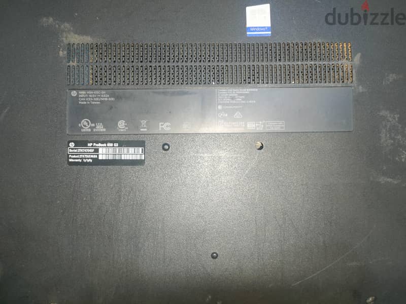 HP ProBook 650 g3 5