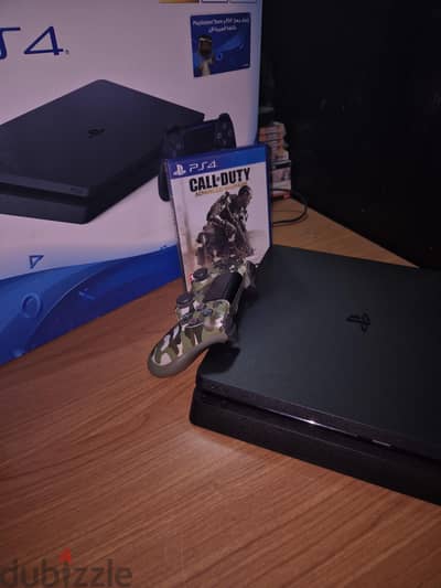 Playstation 4 slim 1TB + original controller and CD