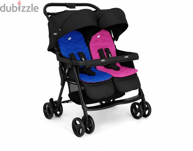 Twin stroller, lightly used . 1