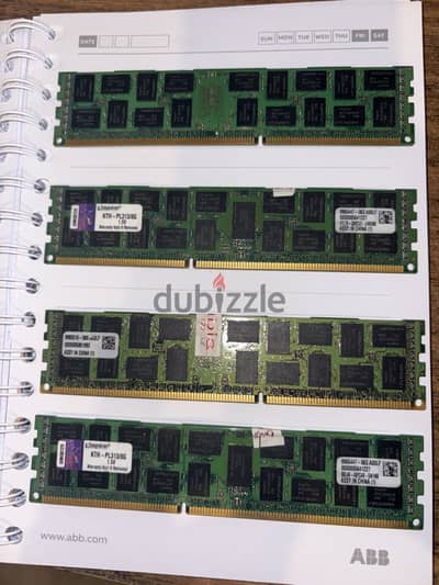 32GB (4x8GB) Kingston DDR3 1333MHz ECC Server RAM (KTH-PL313/8G)