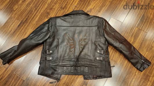 Custom-made genuine leather jacket -  جاكيت موتوسيكل جلد طبيعي