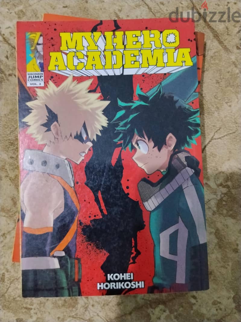 manga Attack on Titan, Bleach, boku no hero and death note. 15