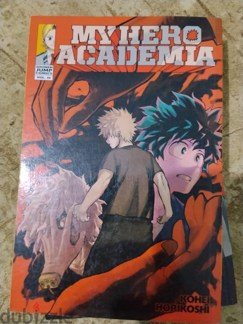 manga Attack on Titan, Bleach, boku no hero and death note. 16