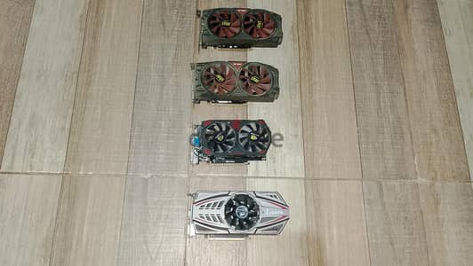4 كروت  Gtx750  واحد جيجا