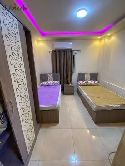 Studio for rent, حي الأول 6 October, المجاورة الخامسة, fourth floor, elevator