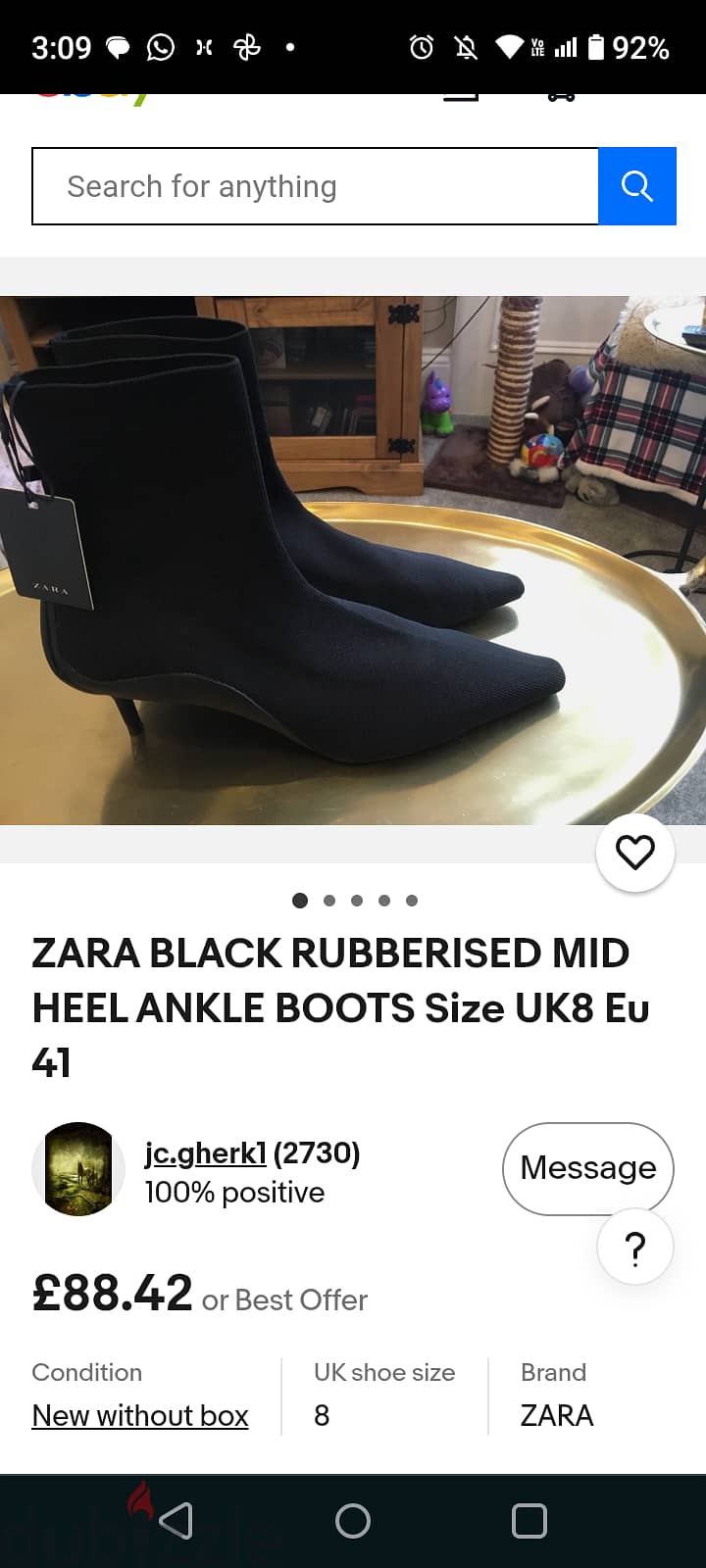 Halfboot Zara original 3