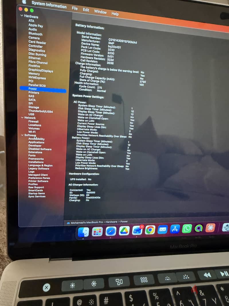 Macbook 2018 pro Touch bar 4