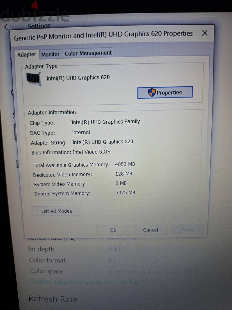 للبيع لاب توب Dell inspiron 5