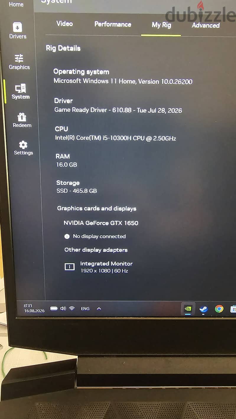 Laptop Hp pavilion 1