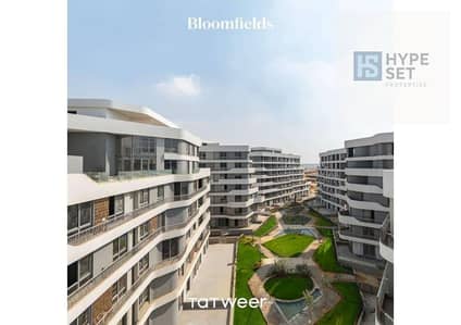 apartment ready to move with open view land scape with down payment 750.000 EGP at bloomfeilds