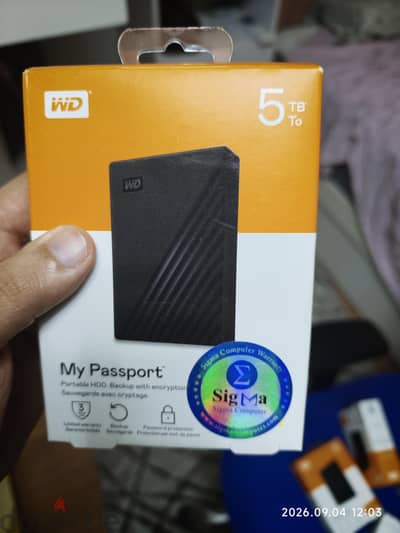 للبيع هارد تخزين خارجى مساحة ٥ و ٦ تيرا WD external HDD 5tb & 6tb