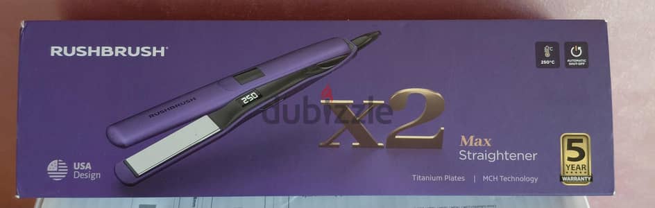 rush brush hair straightener