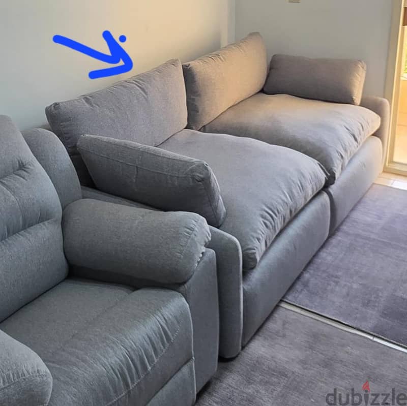 Ariika sink in 2 seat sofa (deep design) 1