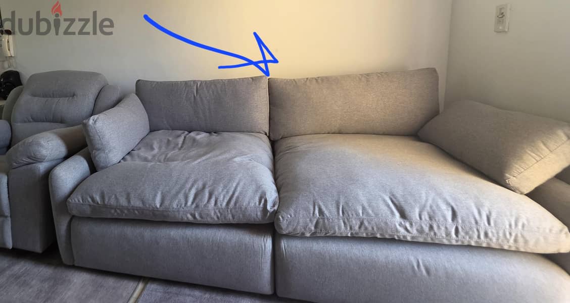 Ariika sink in 2 seat sofa (deep design) 2