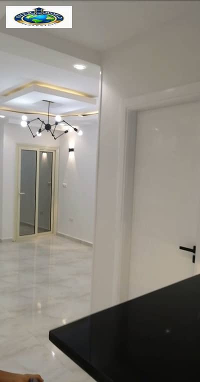 New Law Apartment for Rent Unfurnished Zahraa Al-Maadi Branch of Al-Khamseen Street Consists of Three Bedrooms and Reception 2 Bathrooms and Kitchen Ultra Super Lux Finishing Suitable for Newlyweds Fourth Floor Elevator