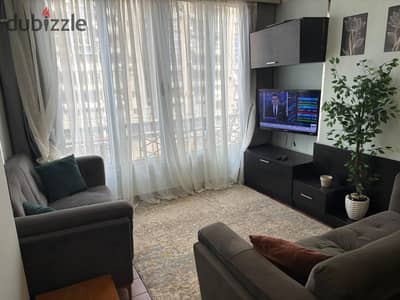160 sqm furnished apartment 3 rooms and reception 3 bedrooms in an apartment building on the tram 7th floor