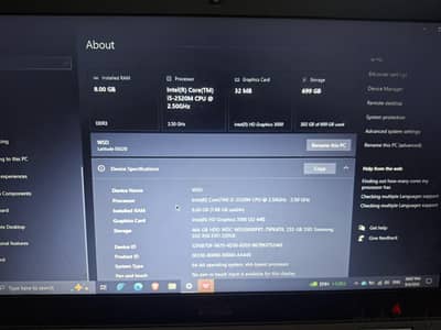 لاب توب ٢٥٦ اس اس دي و هارد hdd ٥٠٠