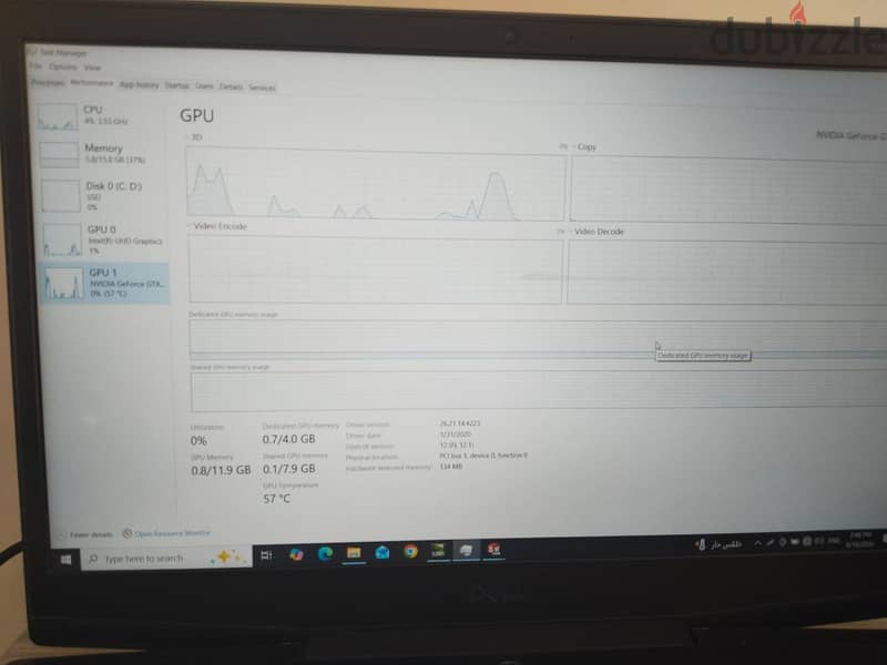 dell g3 cor i7 10750h 5