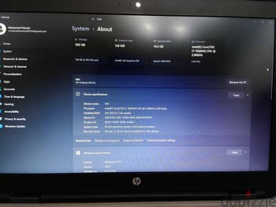 HP ProBook 650 G3 | Core i7 HQ | 16GB RAM | SSD+HDD | بحالة ممتازة