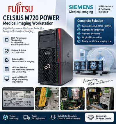 Fujitsu CELSIUS M720 POWER – Professional Medical Imaging Workstation Fujitsu CELSIUS M720 POWER – Professional Medical Imaging Workstation